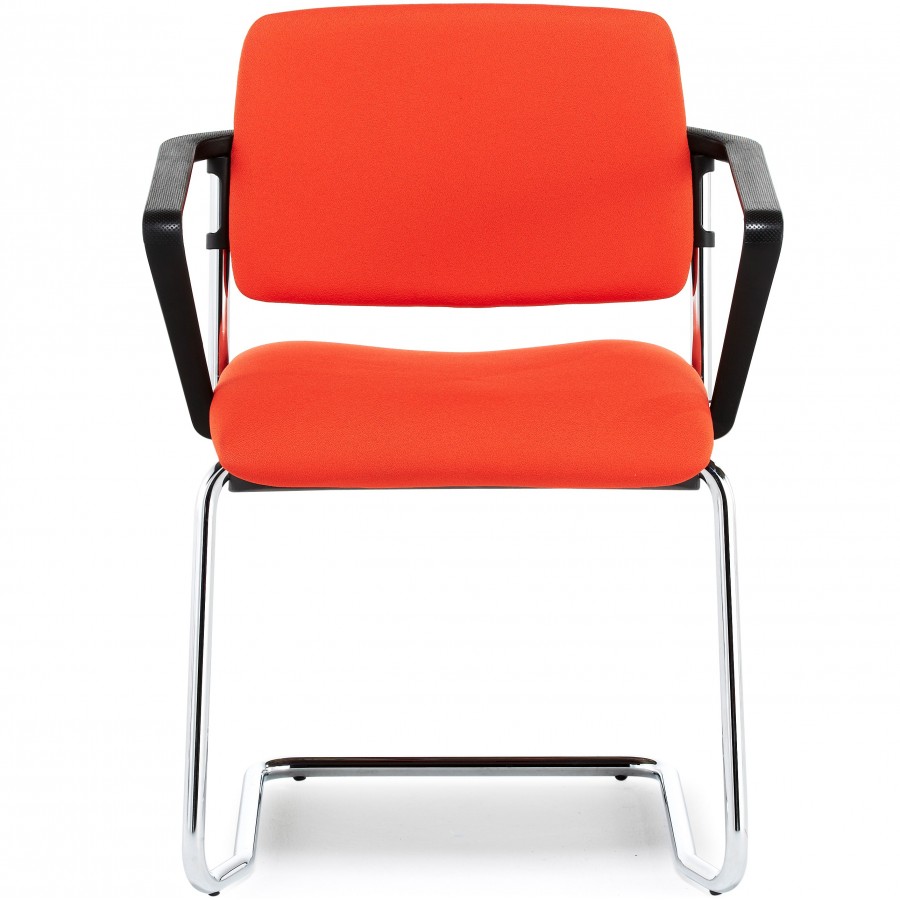 Morello Upholstered Chrome Cantilever Chair